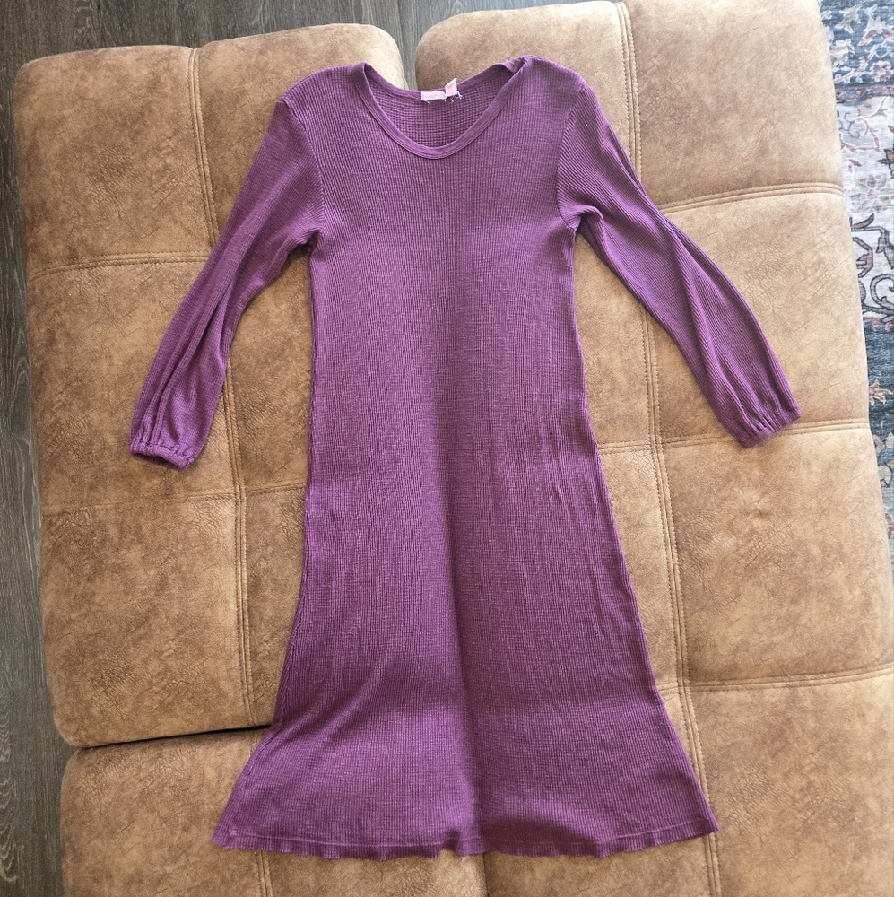 Wilt Burgundy Thermal Dress